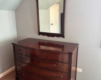 Antique Dresser and Mirror