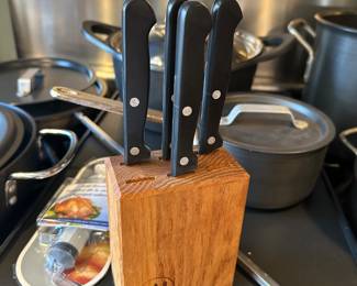 Whusthof Steak Knives and Block