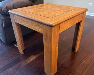 Oak End Table