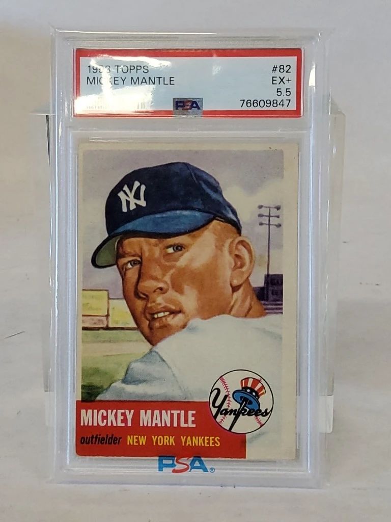 1953 Mickey Mantle P.S.A  Ex-5.5