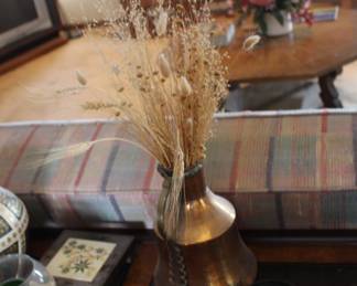 Copper hammered pitcher