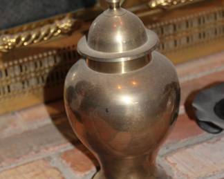 Brass urn