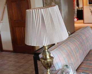 Brass heavy lamp