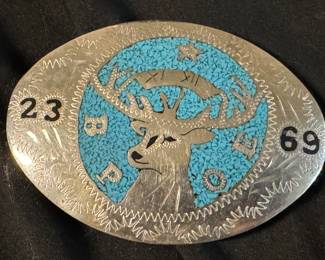 BPOE - Elk Club vintage buckle