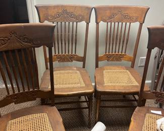 Very Nice Condition Oak Chairs 