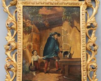 Tyrolean Oil on Canvas -Signed