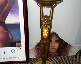 Art Nouveau Ash Tray - After All isn't it legal now lol!