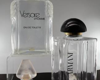 Vintage Perfume French Display Bottles