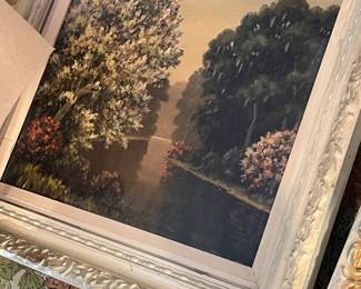 Landscape oils beautifully framed 