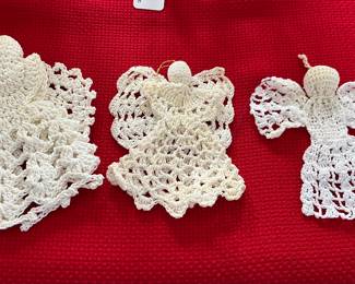 Hand crochet angels