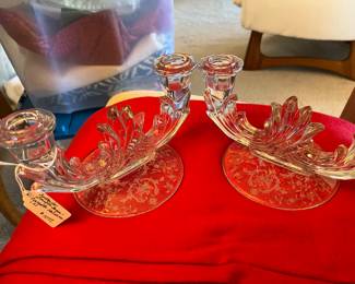 Three candle candle holder 