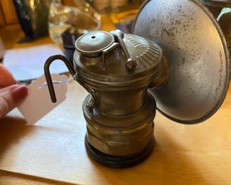 Miner's carbide lamp - There are 2 of them.