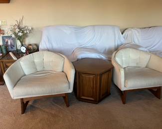 chairs - very comfortable - The furniture covered up is not for sale. $30 each