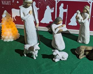 Willow tree manger set