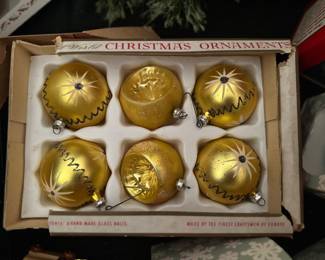 Vintage Christmas ornaments