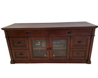 $125 USD      Bradshaw TV Console Wood w Glass Doors Entertainment Center KW214-14     Entertainment center, DVD drawers. The Bradshaw TV Console which is suitable for flat panels up to 65″ and weighing up to 135 lbs.

Dimensions: 60 x 20 x 28"H

Condition: Very good.  

Local pick up McLean, VA.  Contact us for shipper suggestions.      https://goodbyhello.com/products/copy-of-rug-kw214-14?_pos=35&_sid=39f7e14c1&_ss=r