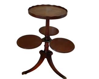 $750 USD        Perfect for appetizers or plants.

Dimensions: 22 x 22 x 30"H

Condition: Very good for its age

Local pick up McLean, VA.  Contact us for shipper suggestions.    https://goodbyhello.com/products/copy-of-area-rug-kw214-3?_pos=15&_sid=39f7e14c1&_ss=r