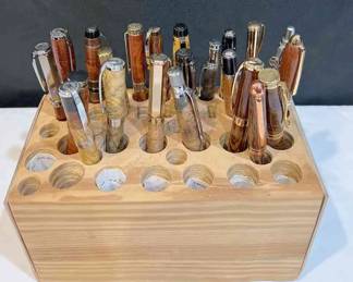 Collection Of Vintage Pens Hand Crafted. 22 Items