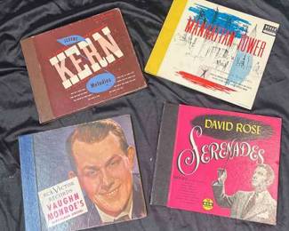 Collage Vinyl Records Manhattan Tower By Gordon Jenkins And His Orchestra Victor Vaughn Monroes,