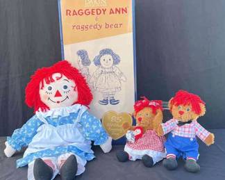 Dakin Signature Collection , Raggedy Ann Raggedy Bears
