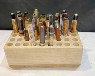 Collection Of Vintage Pens Hand Crafted 24pcs