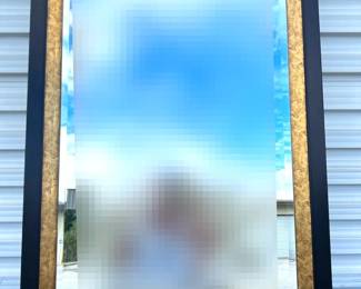 Black Gold Framed Mirror