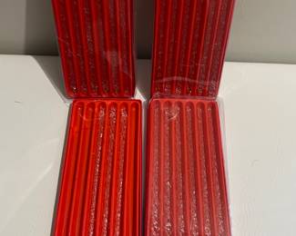 Vintage Twisted Glass Crystal ICICLES Christmas Ornaments by Kurt S. Adler