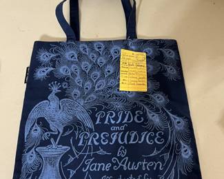 OUT OF PRINT Canvas LIBRARY Bag Made in the USA - New with Tags