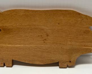Vintage Pig Cutting Board Primitive Farm Collectible