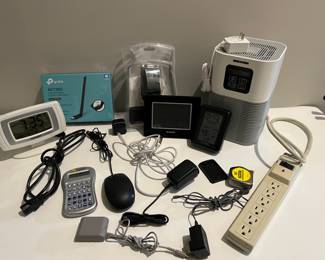 Chargers, Odd Cords for charging Apple Products, Air Purifier, Battery Alarm Clock, Auto Pilot,TP-Link & More!