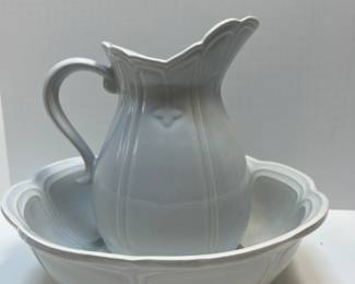 Vintage McCoy Large Pitcher and Wash Bowl No.7529