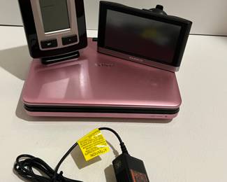 SONY DVD/CD Portable Player, Garmin & Electronic Thermometer