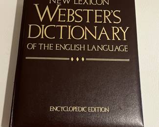 Vintage New Lexicon Webster's Dictionary of The English Language Big Book!