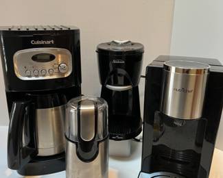 Variety of Coffee Related Appliances