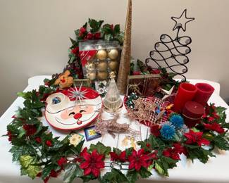 Christmas Tree Holiday Decorating - Santa, Candles, Ornaments & More