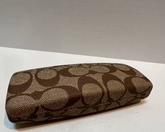 Vintage COACH CC Logo Clamshell Eyeglass Case