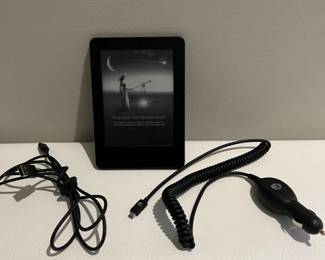 Vintage Amazon Kindle Book w/ Chargers