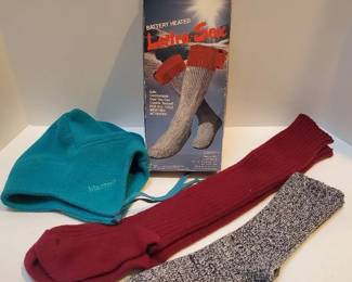 Vintage Wool Socks, Marmot Hat and Lectra Electric Sox's