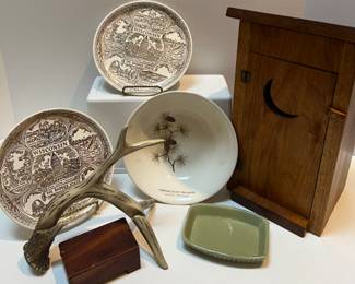 Wisconsin Souvenir Outhouse Cabin Decor Lot