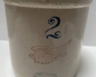 Antique RED WING #2 Crock