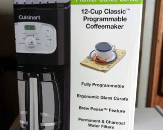 Cuisinart 12-Cup Classic Programmable Coffee Maker, Model CBC-3300, New In Box