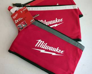 Milwaukee Zippered Tool Pouches, Model 48-22-8193, Approx Qty 20 Sets Of 3
