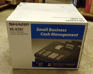 Sharp XE-A207 Electronic Cash Register, New In Box
