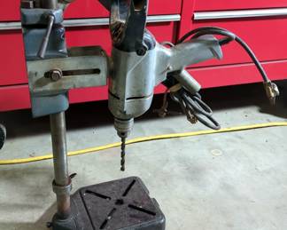Dunlap Multipurpose Bench Top Drill Press Stand And Drill