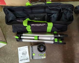 Measure Master 50' Horizontal/Vertical Rotary Laser, Model MM-R, Includes Tripod And Case