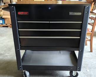 Grainger Westward 4 Drawer Lift-Top Utility Cart With Posi-Latch System, Model 2VYY3, 40.5" x 39" x 21", New Out Of Box
