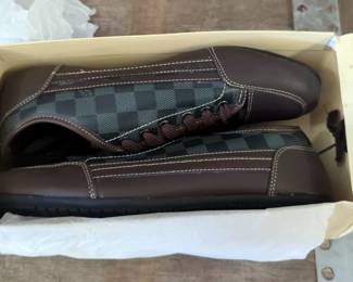 Louis Vuitton Reproduction New Praga Size 9 Shoes, New In Original Box