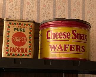 antique tins
