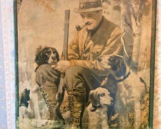 Tin advertising sign