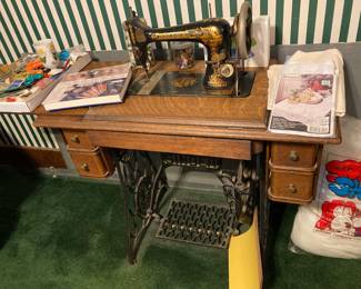 Antique sewing machine